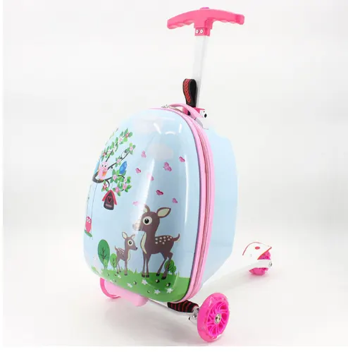 Children's Trolley Bag Scooter Case Suitcase Luggage Bag Student