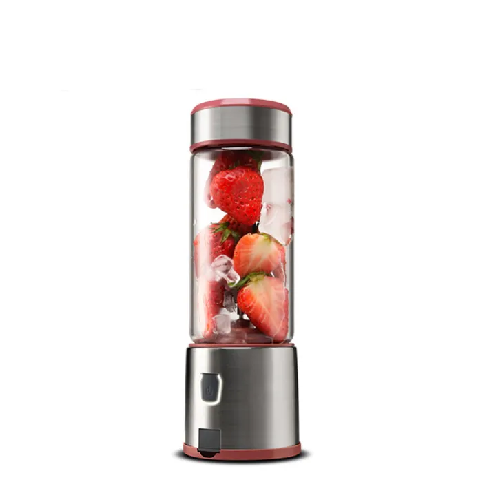 Mini portable electric mixer mixing cup outdoor accompanying cup juice cup - Pink