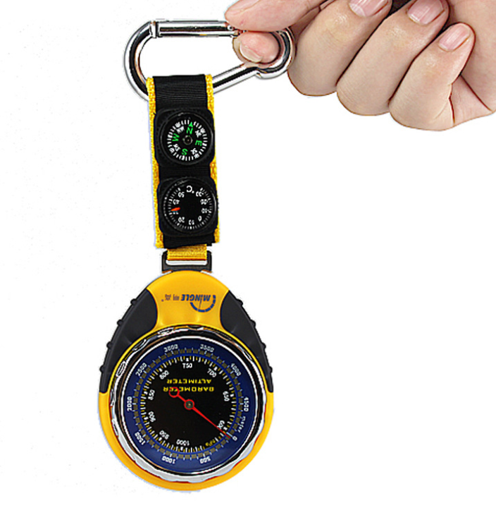 Outdoor travel multi-function pointer altimeter barometer altitude table BKT381 portable mountaineering - Image 2