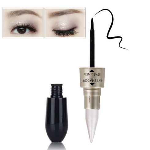 Double head six color eyeshadow black eyeliner White - Shop at LoveMi