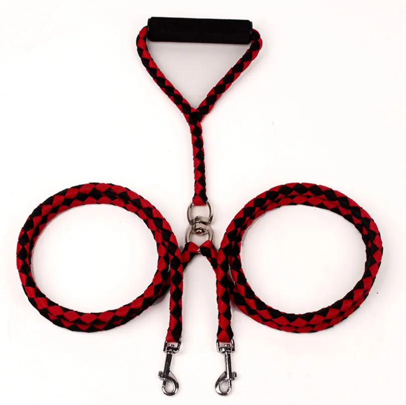 Pet Hand-knitted Traction Wear-resistant Dog Leash Double-ended Braided Rope