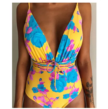 One Piece Swimsuit Backless Monokini Swimwear Women O M - Shop at LoveMi