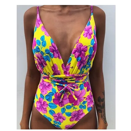 One Piece Swimsuit Backless Monokini Swimwear Women B Xl - Shop at LoveMi