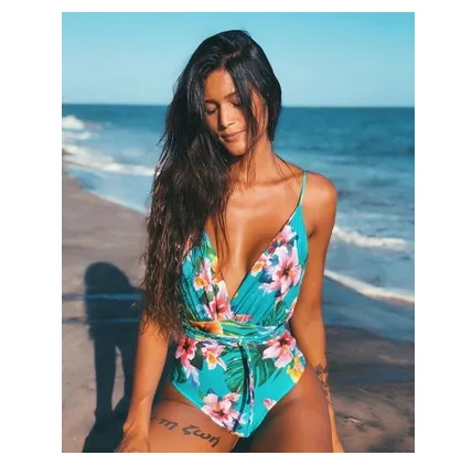 One Piece Swimsuit Backless Monokini Swimwear Women C Xl - Shop at LoveMi
