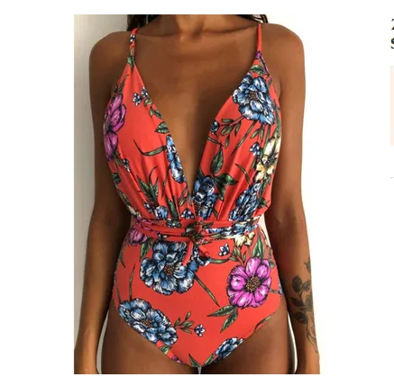 One Piece Swimsuit Backless Monokini Swimwear Women H M - Shop at LoveMi