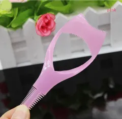 Crystal three-in-one eyelash card - Pink - View 1
