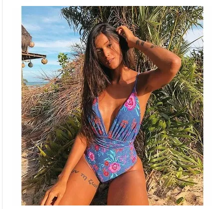 One Piece Swimsuit Backless Monokini Swimwear Women J L - Shop at LoveMi
