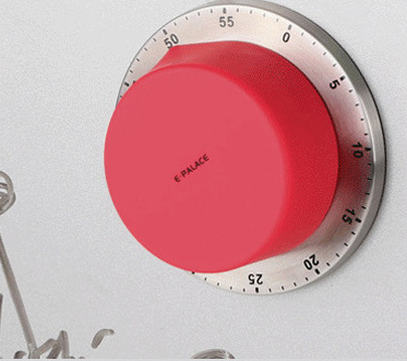 Kitchen Stainless Steel Mechanical Timer Alarm Clock Reminder Gules - Shop at LoveMi