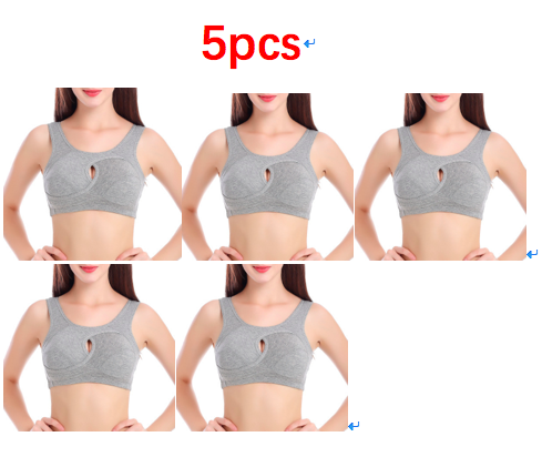 Übergröße Damen BH Damen Baumwolle Bebensicher Unterwäsche Schlaf Tops Keine Schnallen Keine - Bild 19 von 31