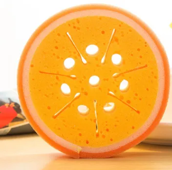 Fruit thick sponge scouring pad Sweet Orange - Shop at LoveMi