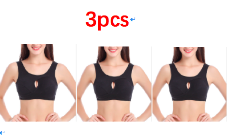 Übergröße Damen BH Damen Baumwolle Bebensicher Unterwäsche Schlaf Tops Keine Schnallen Keine - Bild 15 von 31