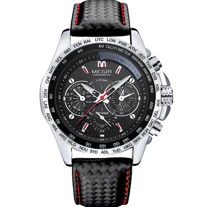 Original 1010 Leather Strap 3ATM Waterproof Quartz Luxury Business