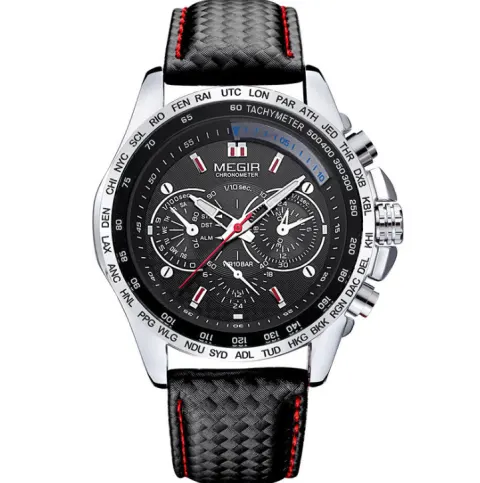 Original 1010 Leather Strap 3ATM Waterproof Quartz Luxury Business