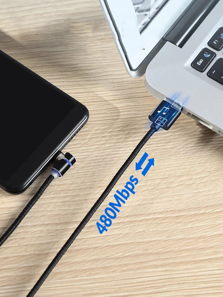 Magnetic Cable LED Magnet Charger USB