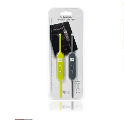 Portable Anti-lost Silicone Card Slot
