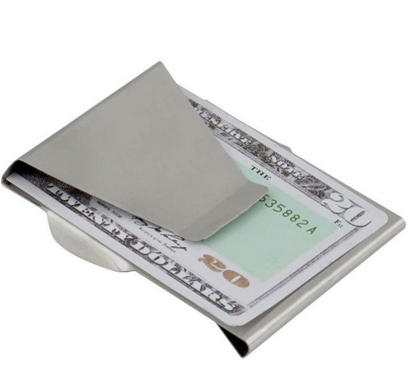 Stainless Steel Multi-purpose Wallet Banknote Clip  Bank Card Holder  Wallet  Metal Wallet US Dollar Clip