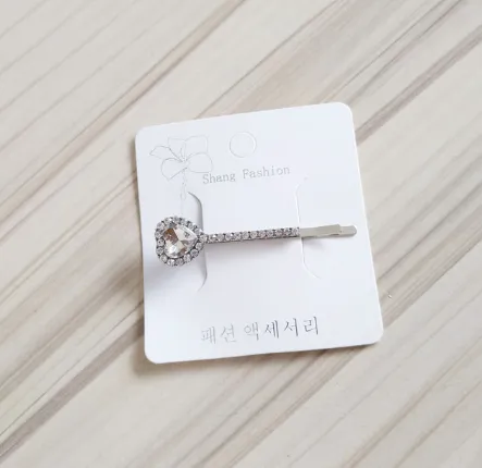 Fashion girls silver plated English alphabet clips trend hair accessories side clips hairpin 17Style - Shop at LoveMi