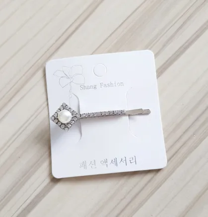 Fashion girls silver plated English alphabet clips trend hair accessories side clips hairpin - 14Style