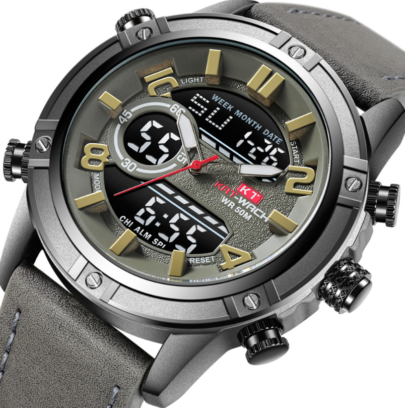 Engraved KAT-WACH cross-border new men's high-end sports watch waterproof luminous quartz watch men