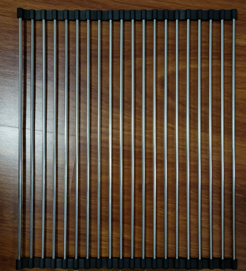 Folding Kitchen Drain Sink Rack Stainless Steel - Bild 11 von 15