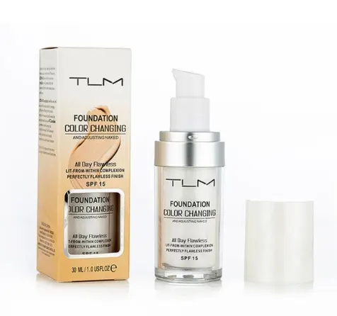 Temperature Liquid Foundation Concealer Portable Natural Color Makeup BB