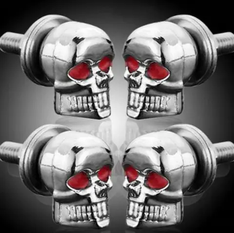 Motorcycle Modification Parts Modified Retro Classic Skull Decorative Screw