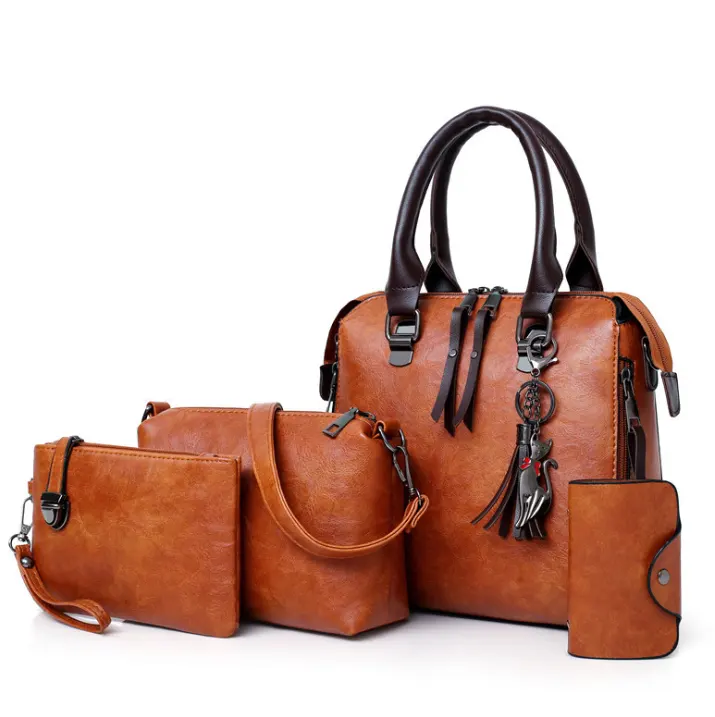 Multi-piece Set New Wave Fashion Handbag Bag Retro Simple