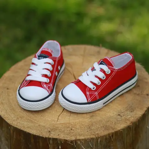 Canvas Shoes Non-slip Casual Student Parent-child New Baby White