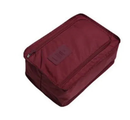 Waterproof foldable shoe box Wine Red - Shop at LoveMi