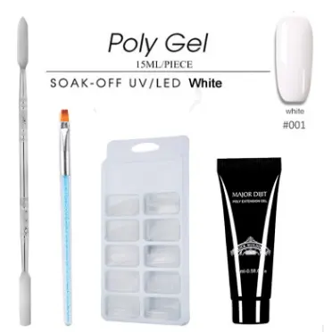 Nail Art Fast-drying Phototherapy Glue Multi-Color Extension 15ml Set