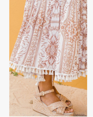 new European station foreign trade hot sale Bohemian seaside skirt explosion dress wholesale