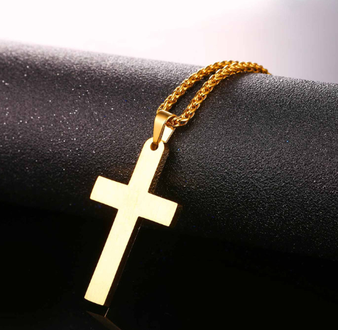 Stainless steel cross necklace
