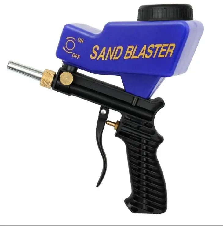 Portable Gravity Sandblasting Gun Pneumatic Set Small Rust Device