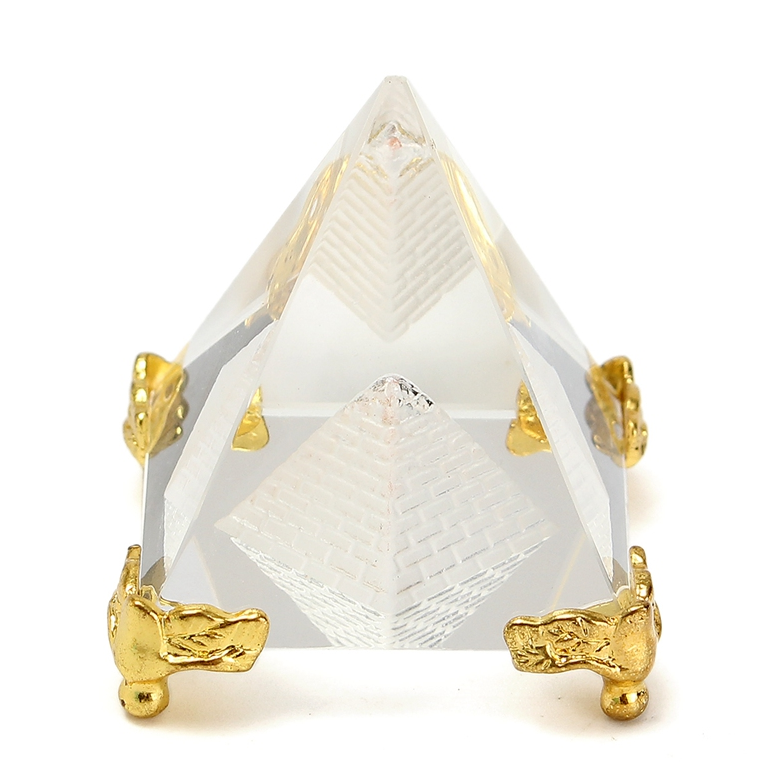 Crystal Pyramid Decoration