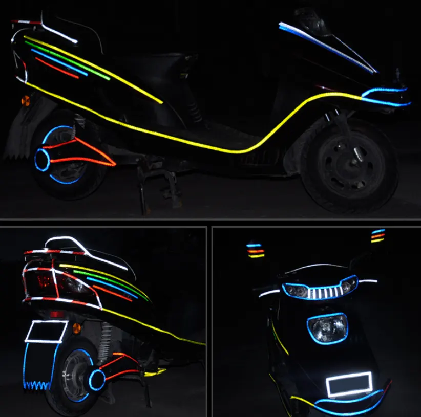 Car and motorcycle bicycle reflective stickers mountain