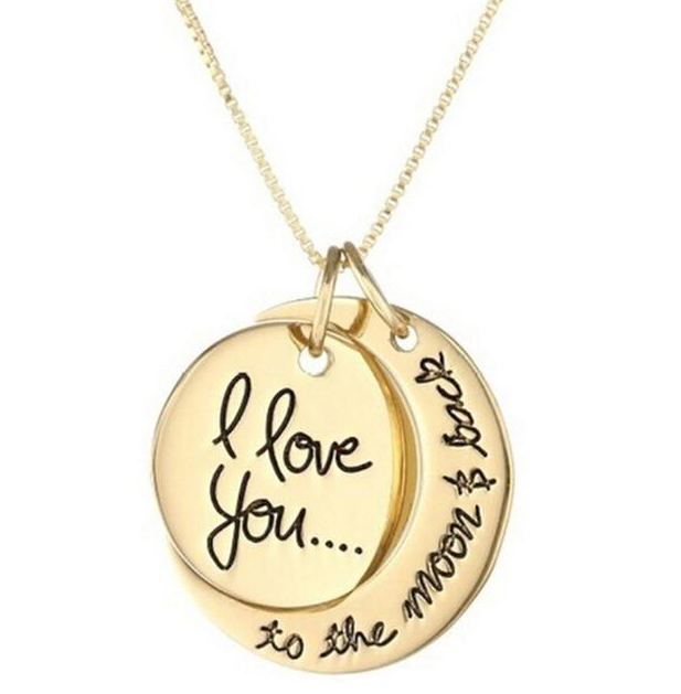 I Love You To The Moon And Back Necklace