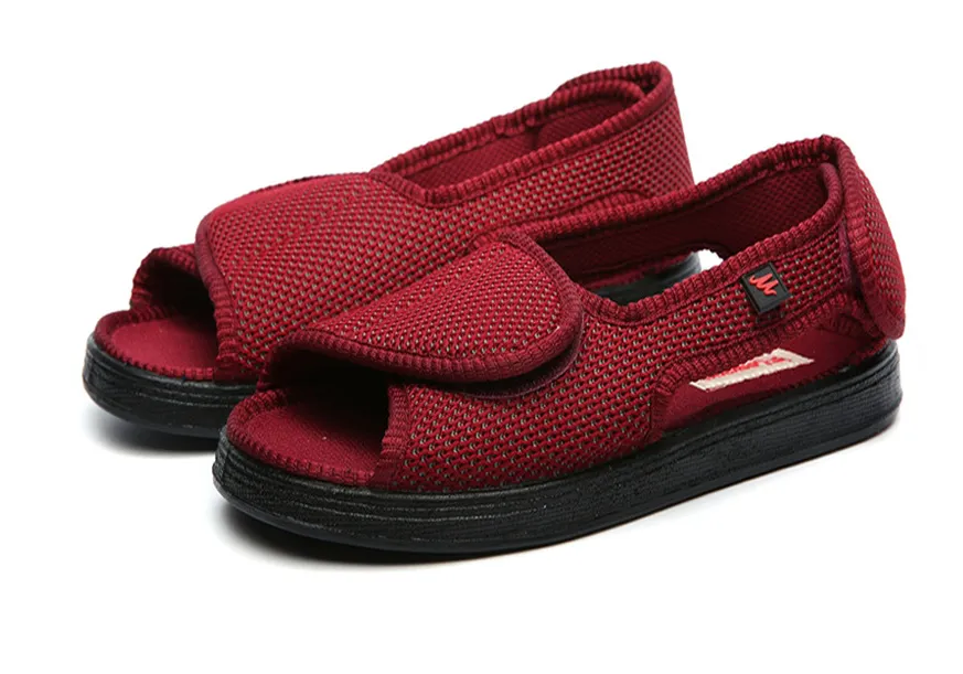 Adjustable casual shoes - Wine