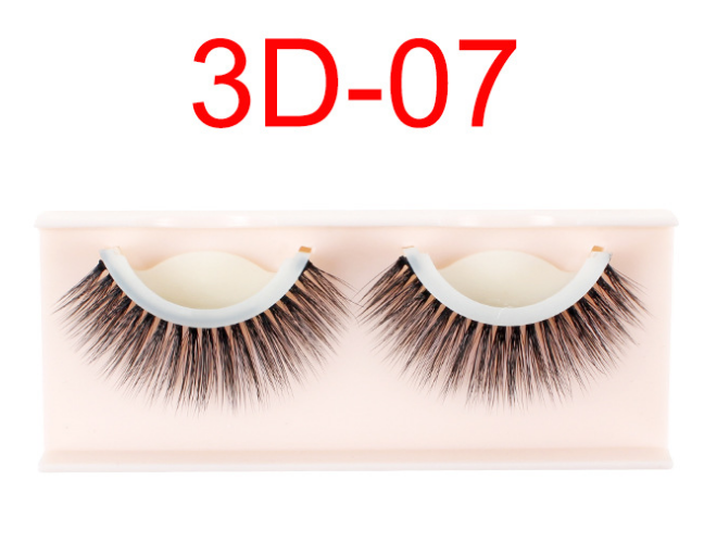 Reusable self adhesive natural curly eyelids 3D07 - Shop at LoveMi