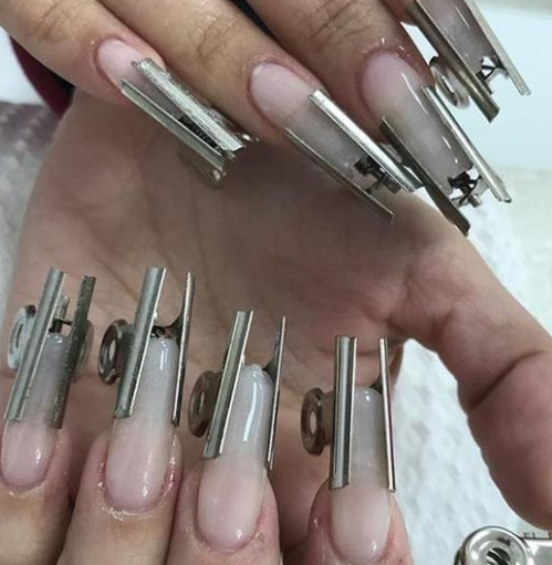 Office supplies Stainless steel strong round steel clip 31mm long invoice clip