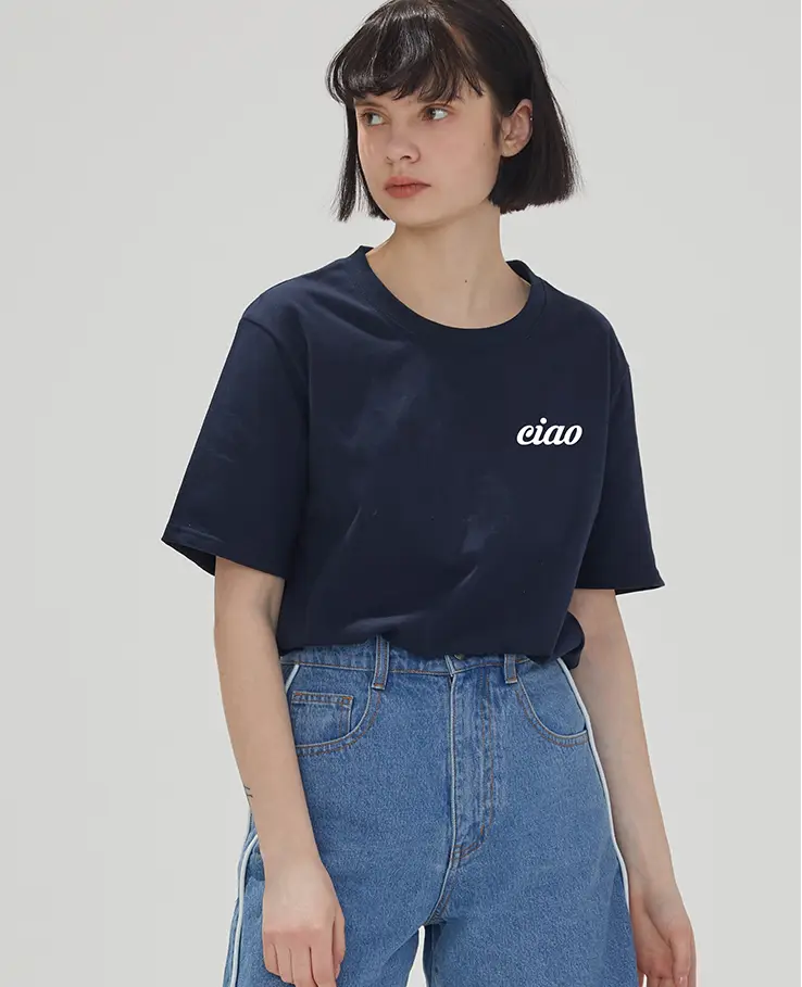 With A Viscount Square2021 Summer New Loose Casual Wild Multi-color Printed Cotton T-shirt Short-sleeved Women