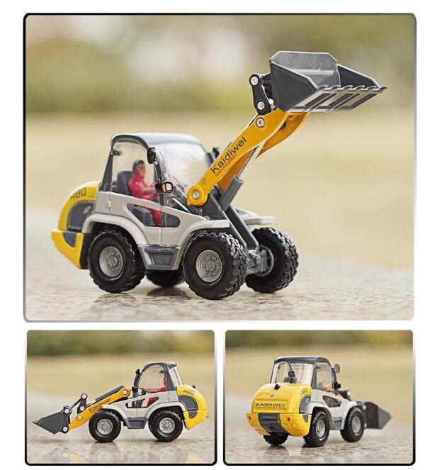 Alloy Car 1 50 Forklift Loader Bulldozer Engineering Car Car Model Children's Toys
