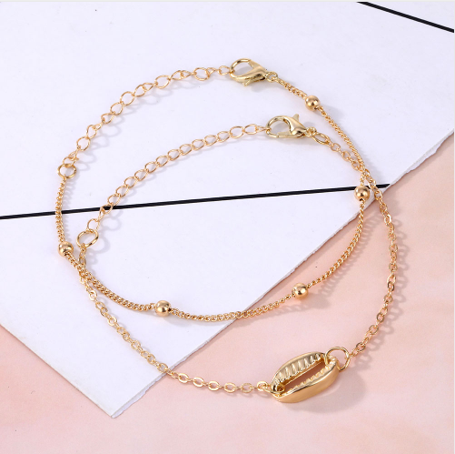 Alloy plating shell bracelet