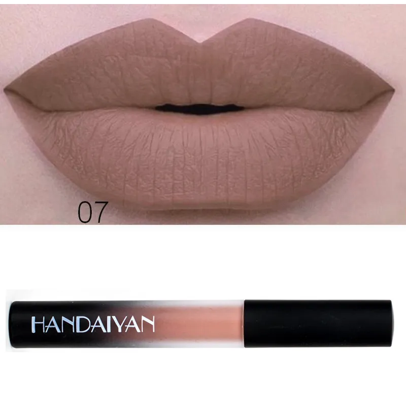 Charm color matte Velvet Matte Lip gloss lip matte glaze with matte lipstick liquid lasting authorization - Earth Color