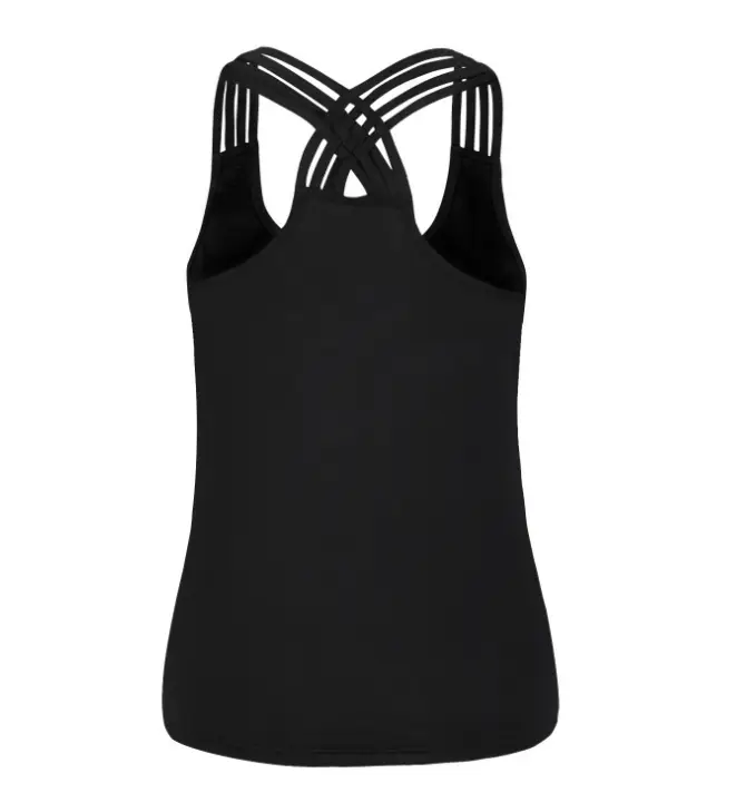 New product skull digital print vest female comfortable cross halter shirt