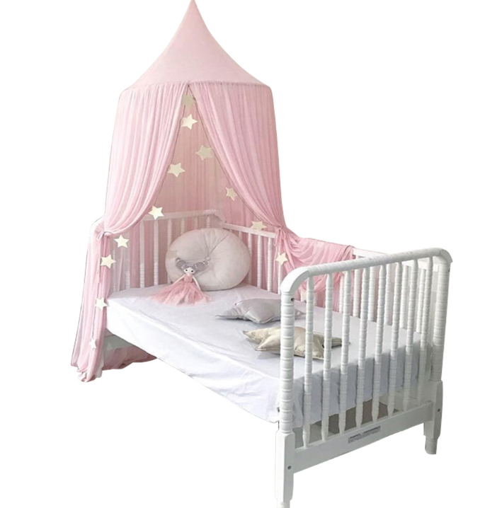 Ins new summer baby ceiling tent chiffon mosquito net children's room tent bed... 3