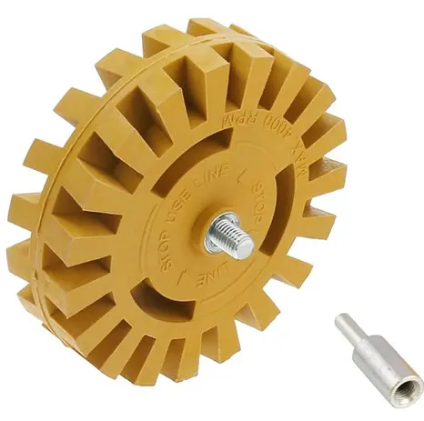 4 inch 25mm thick pneumatic degumming disc