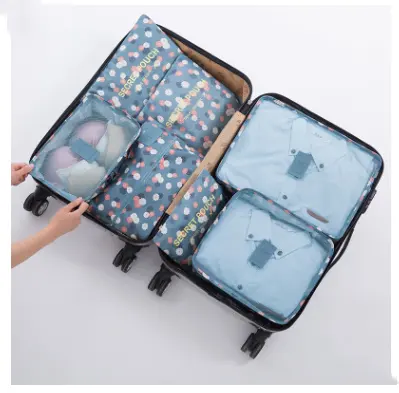Durable Waterproof Nylon Packing Cube Travel Organizer