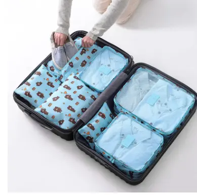 Durable Waterproof Nylon Packing Cube Travel Organizer