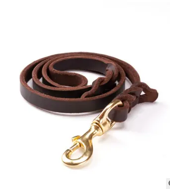The First Layer of Leather Dog Leashes in
