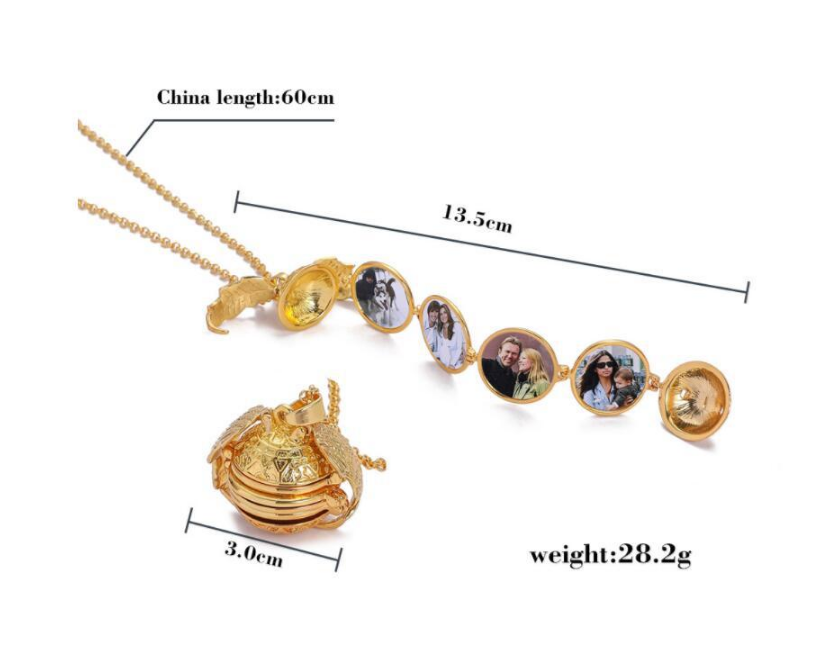 Vintage Multilayer Folding Pendant Multilayer Angel Wing Necklace